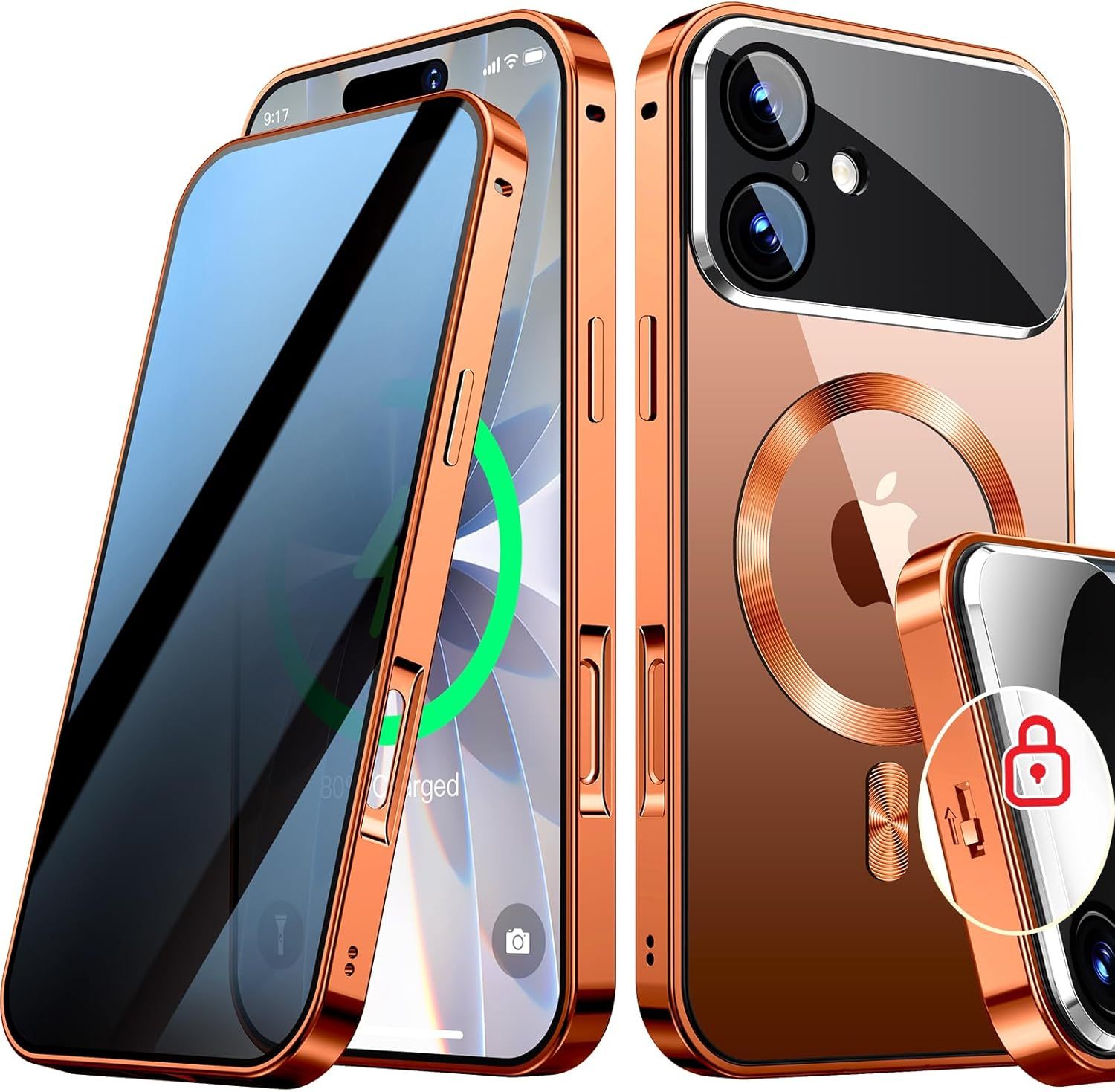 💥💥Final Day! Enjoy 50% OFF 💥[Full Camera Protection& Mechanical Lock]Magnetic Privacy Case for iPhone