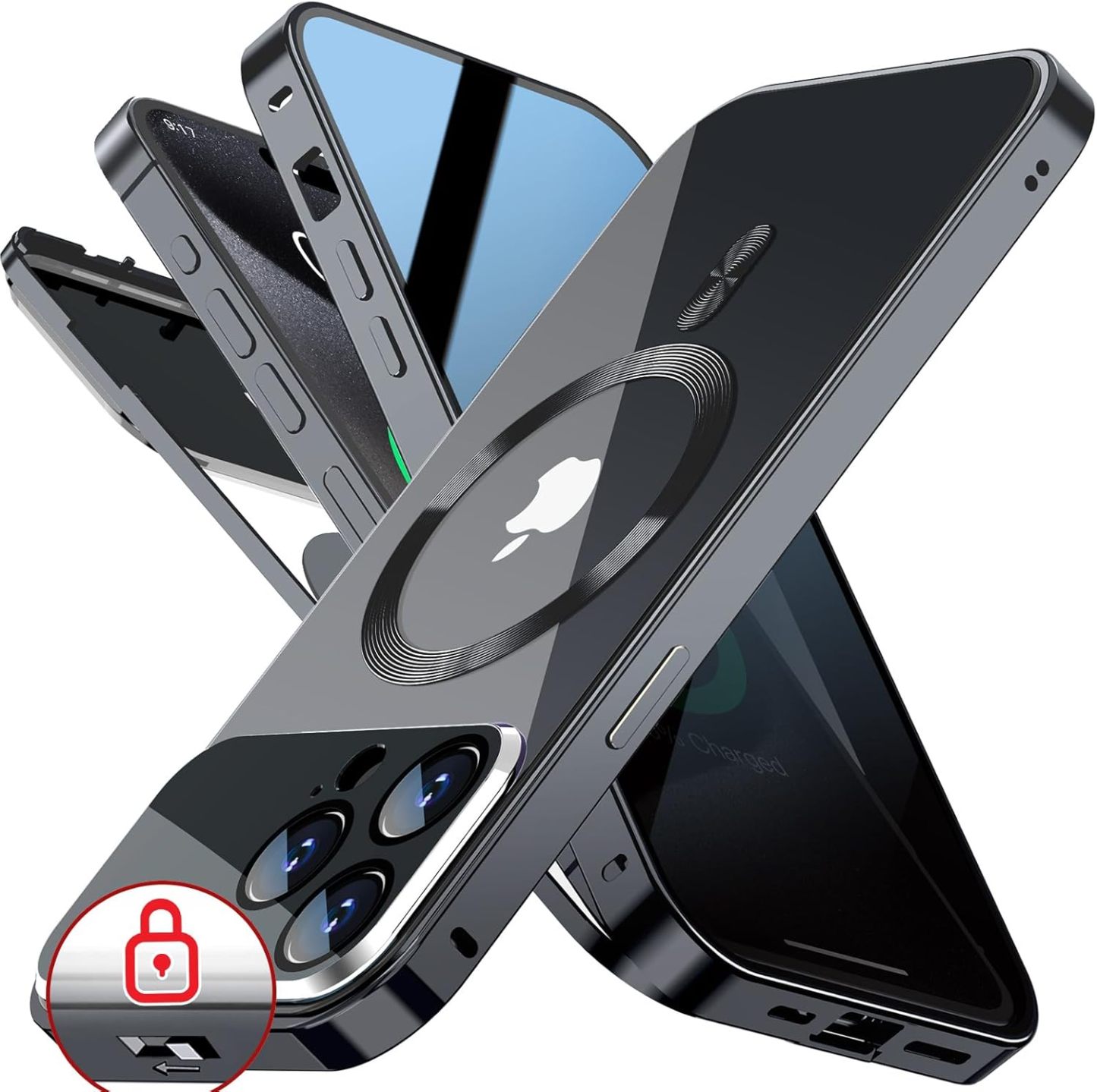 💥💥Final Day! Enjoy 50% OFF 💥[Full Camera Protection& Mechanical Lock]Magnetic Privacy Case for iPhone