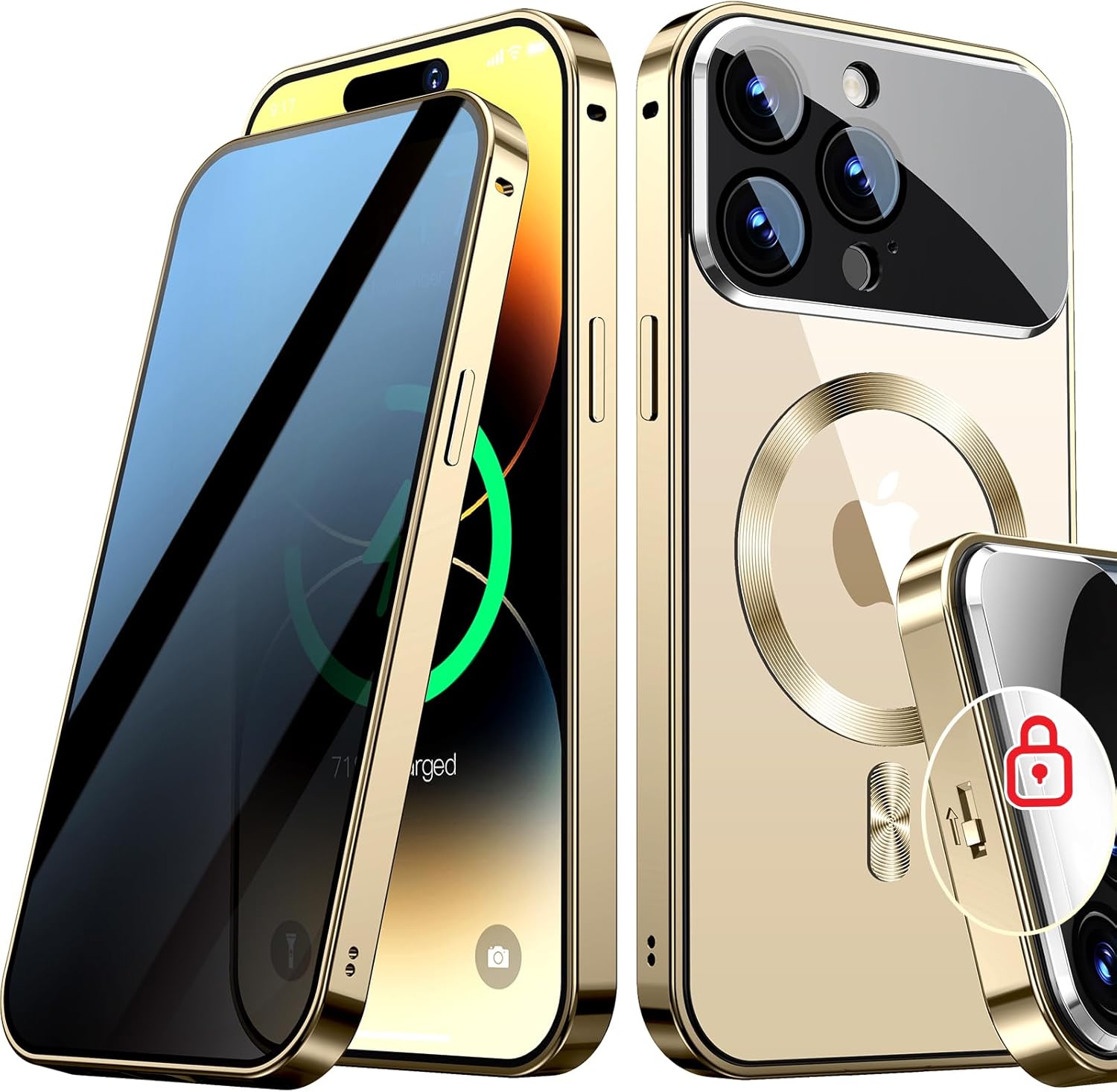 💥💥Final Day! Enjoy 50% OFF 💥[Full Camera Protection& Mechanical Lock]Magnetic Privacy Case for iPhone
