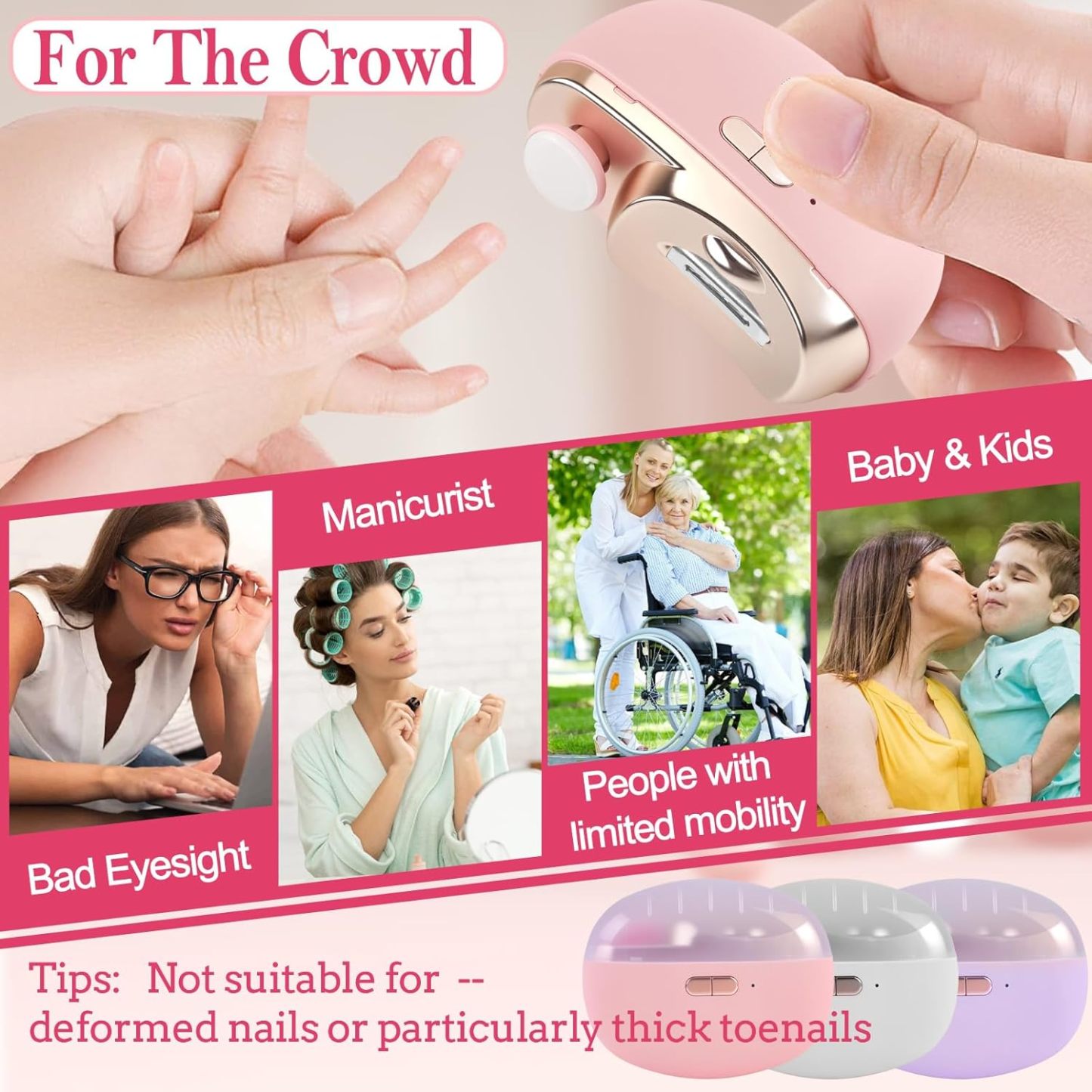 3-in-1 Electric Nail Clippers