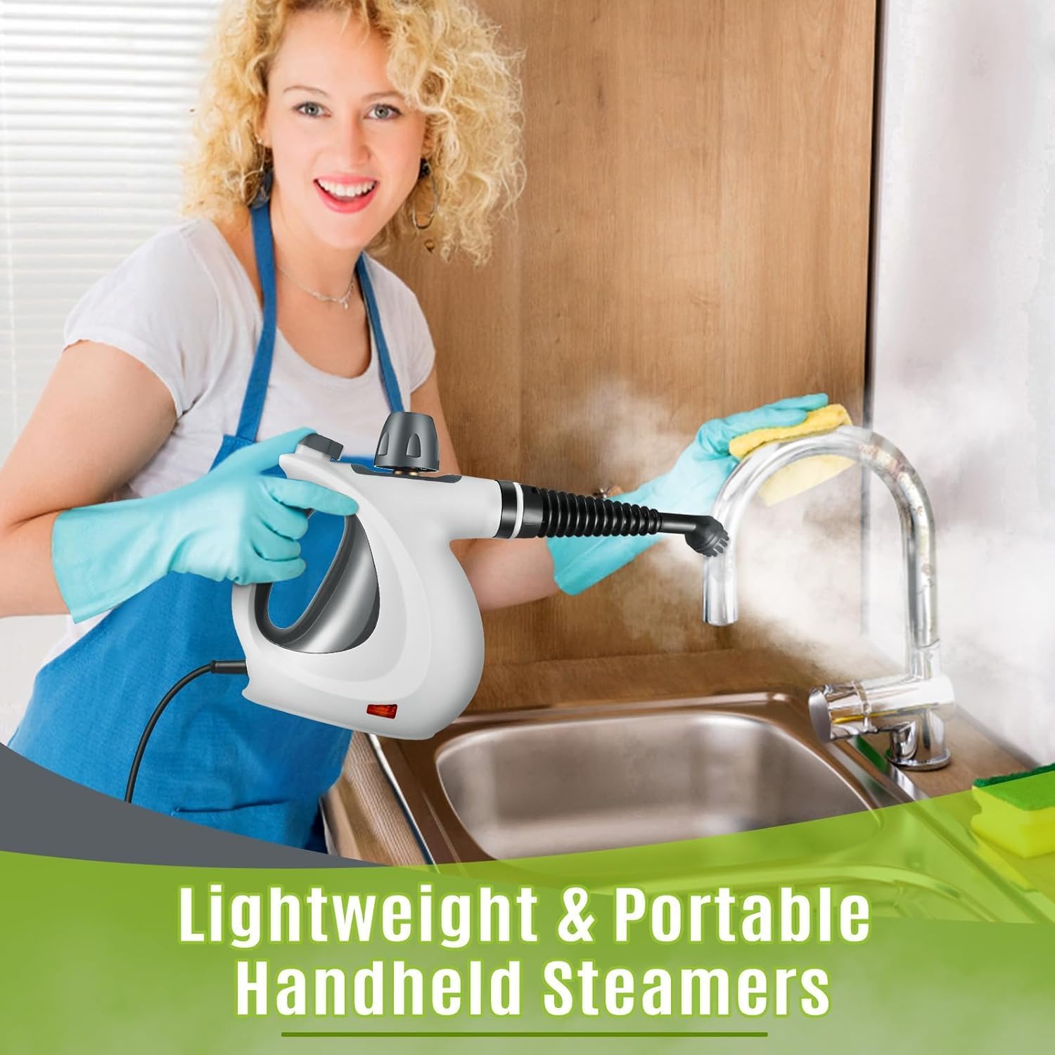 Pro-Steam Handheld Multi-Surface Cleaner | 12-Piece Accessory Kit 💨✨
