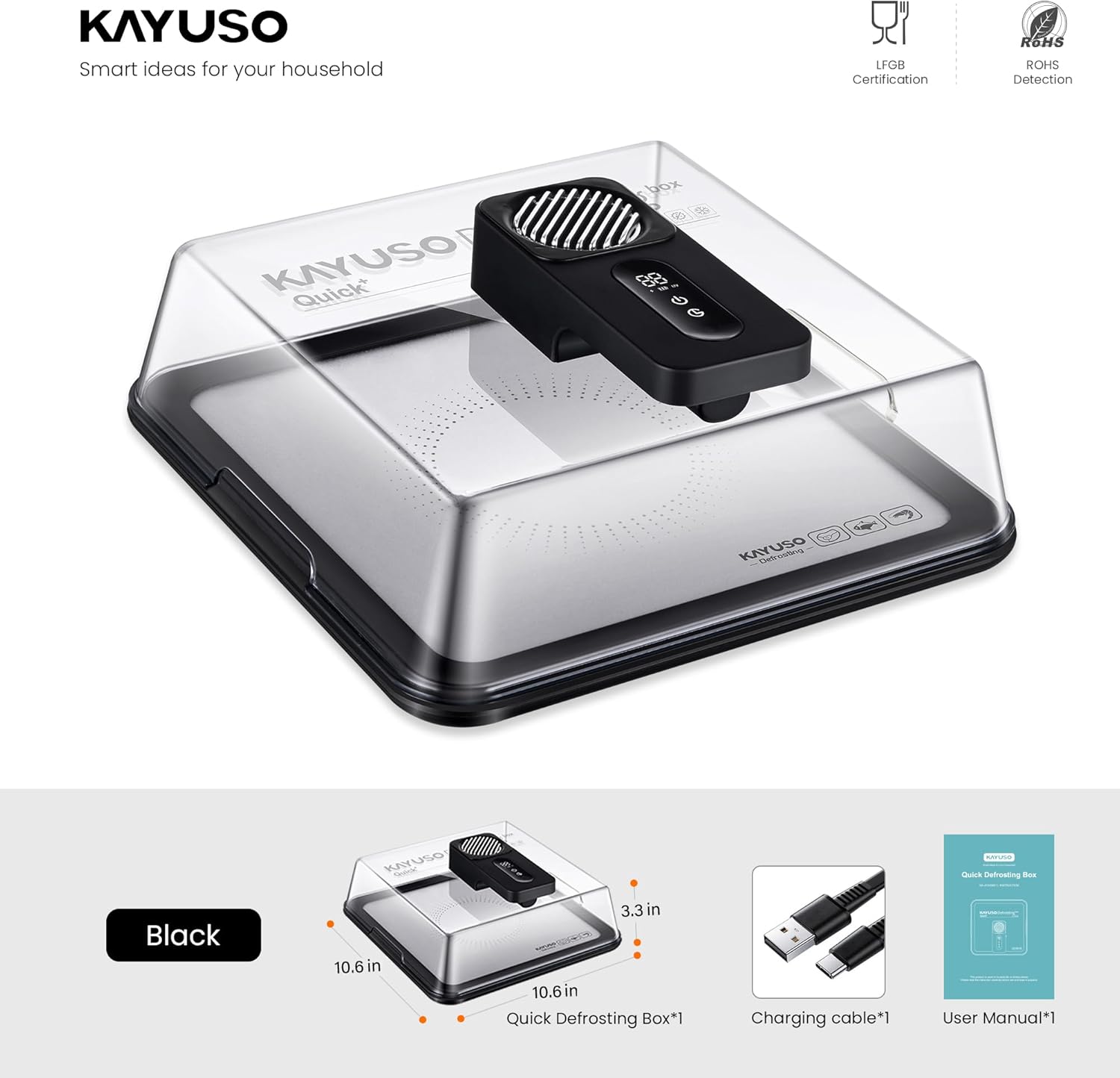 Electric Rapid Meat Thawing Box | 92% Nutrient Retention Technology 🥩✨