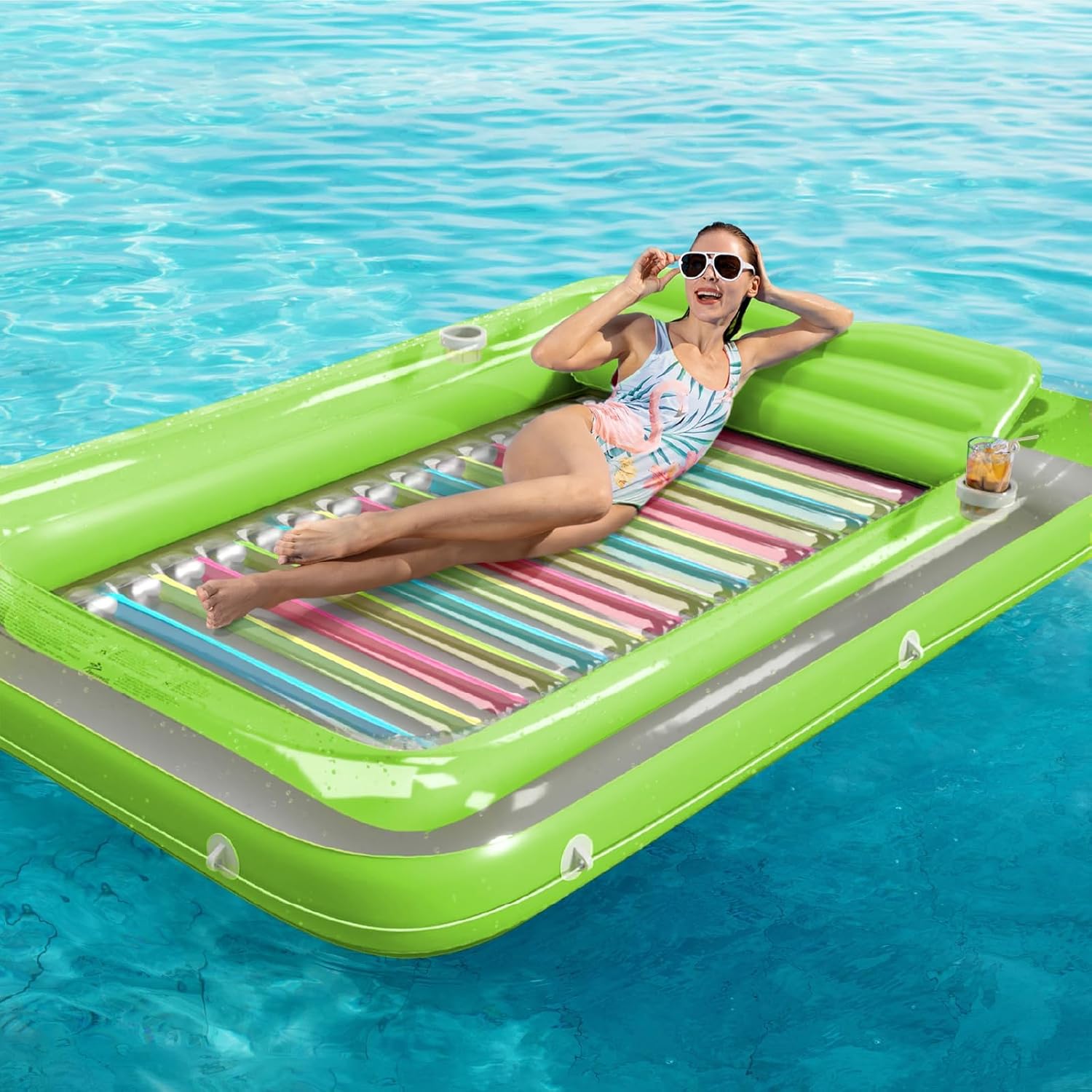 💥Final Day! Enjoy 40% OFF 💥 Jasonwell Inflatable Tanning Pool Lounger Float