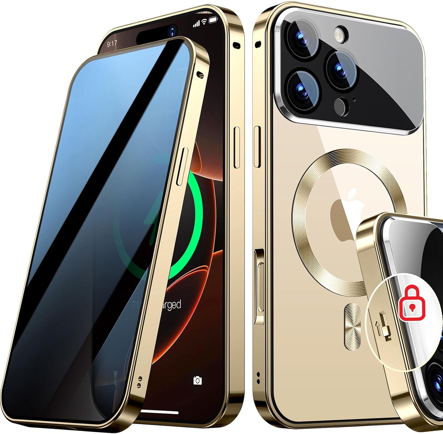 💥💥Final Day! Enjoy 50% OFF 💥[Full Camera Protection& Mechanical Lock]Magnetic Privacy Case for iPhone