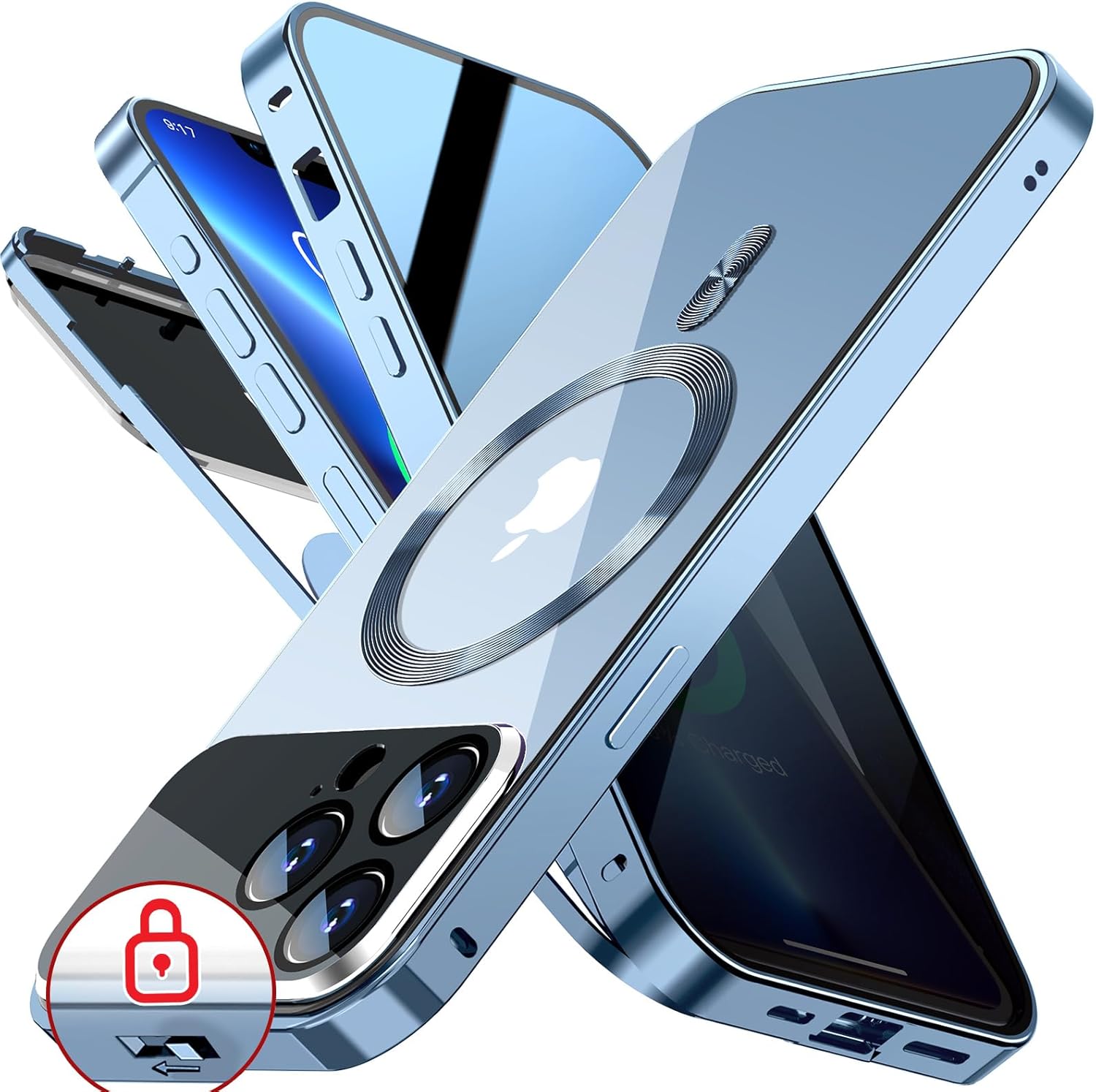 💥💥Final Day! Enjoy 50% OFF 💥[Full Camera Protection& Mechanical Lock]Magnetic Privacy Case for iPhone