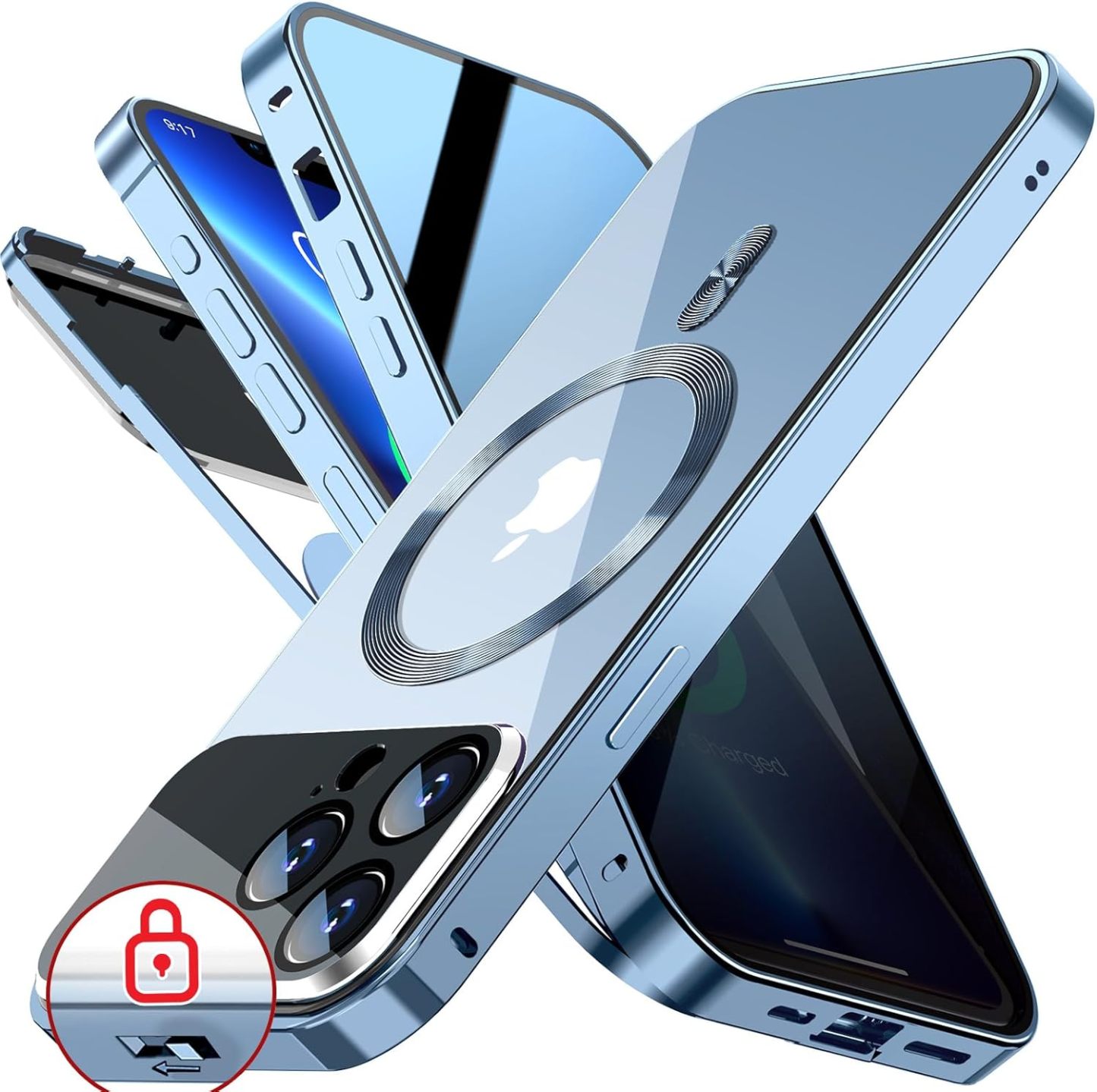 💥💥Final Day! Enjoy 50% OFF 💥[Full Camera Protection& Mechanical Lock]Magnetic Privacy Case for iPhone