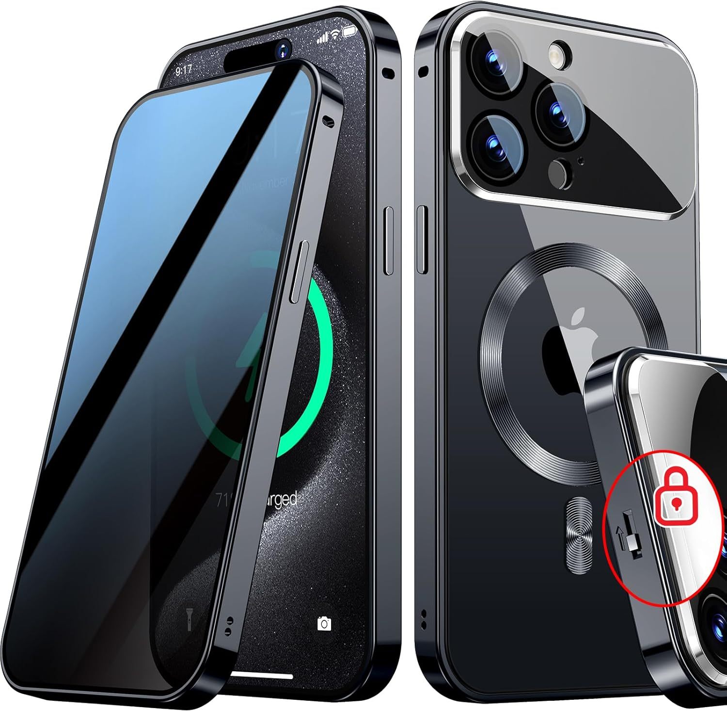 💥💥Final Day! Enjoy 50% OFF 💥[Full Camera Protection& Mechanical Lock]Magnetic Privacy Case for iPhone