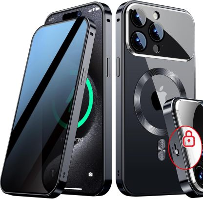💥💥Final Day! Enjoy 50% OFF 💥[Full Camera Protection& Mechanical Lock]Magnetic Privacy Case for iPhone