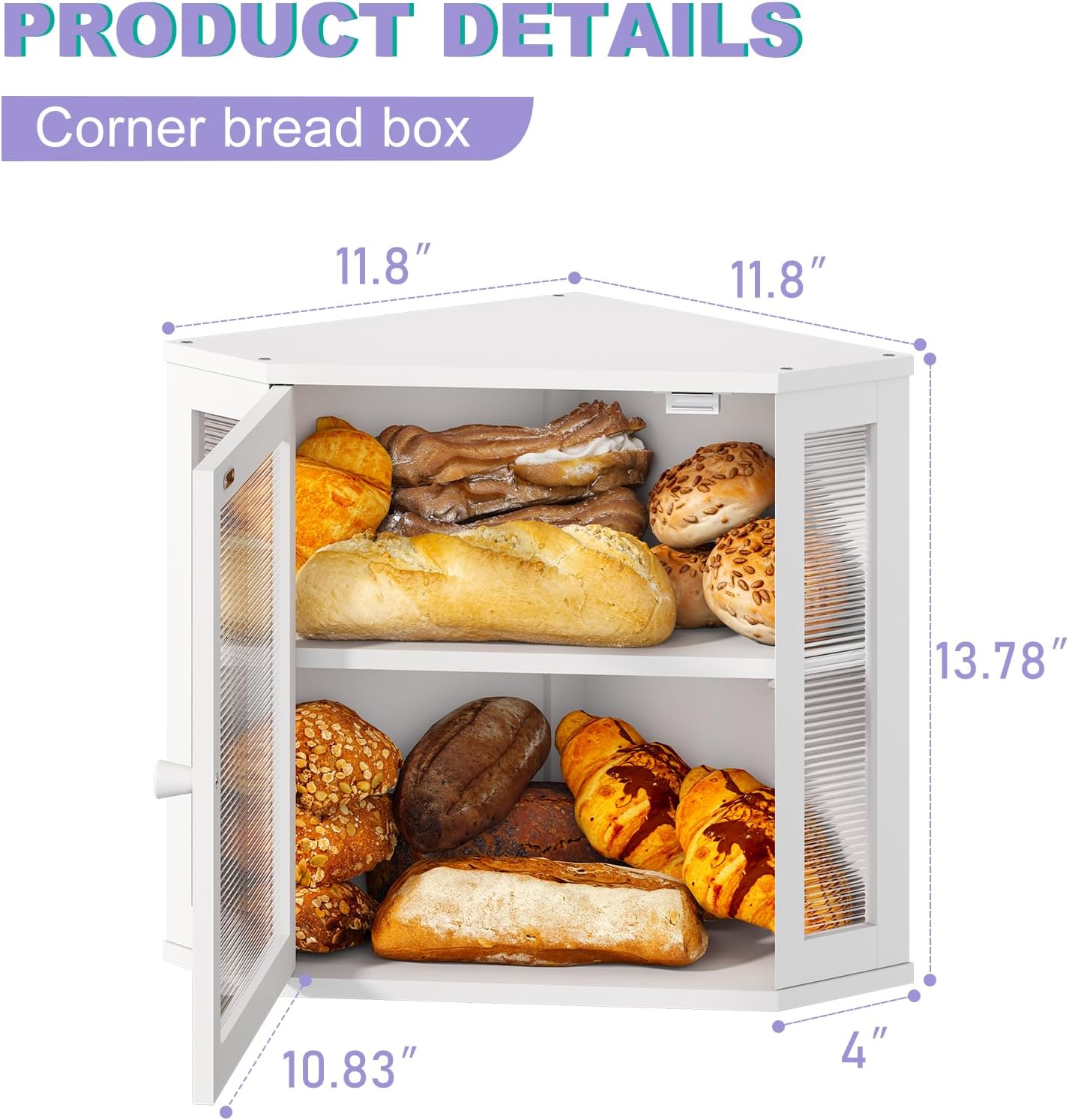 Artisan Corner Bread Bin | Space-Saving Farmhouse Storage 🍞✨