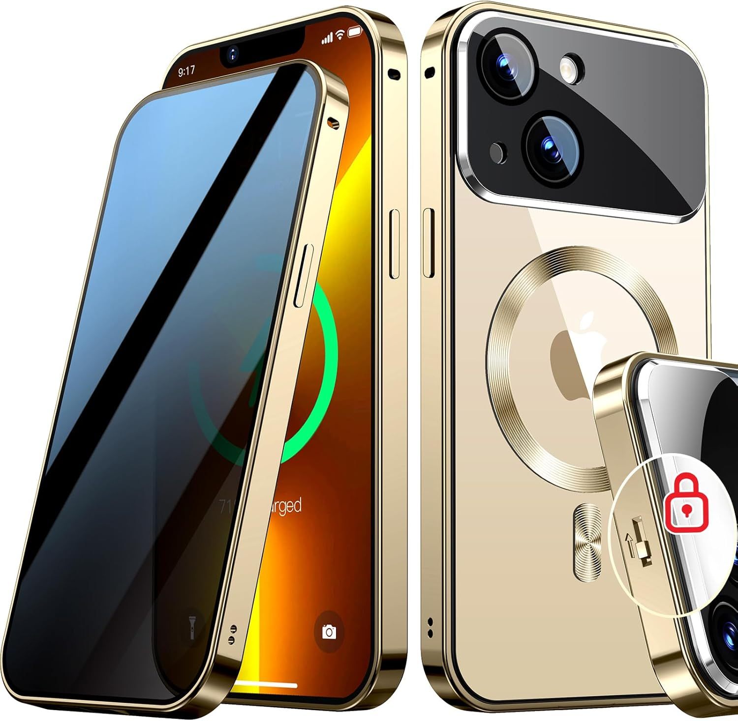 💥💥Final Day! Enjoy 50% OFF 💥[Full Camera Protection& Mechanical Lock]Magnetic Privacy Case for iPhone