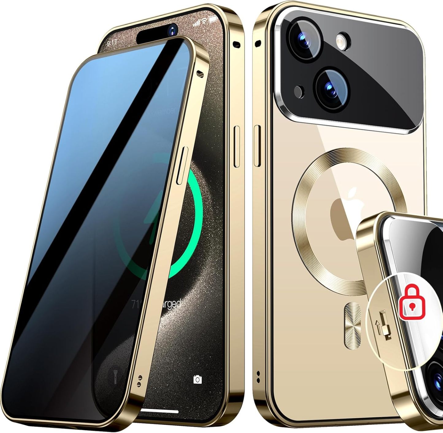 💥💥Final Day! Enjoy 50% OFF 💥[Full Camera Protection& Mechanical Lock]Magnetic Privacy Case for iPhone