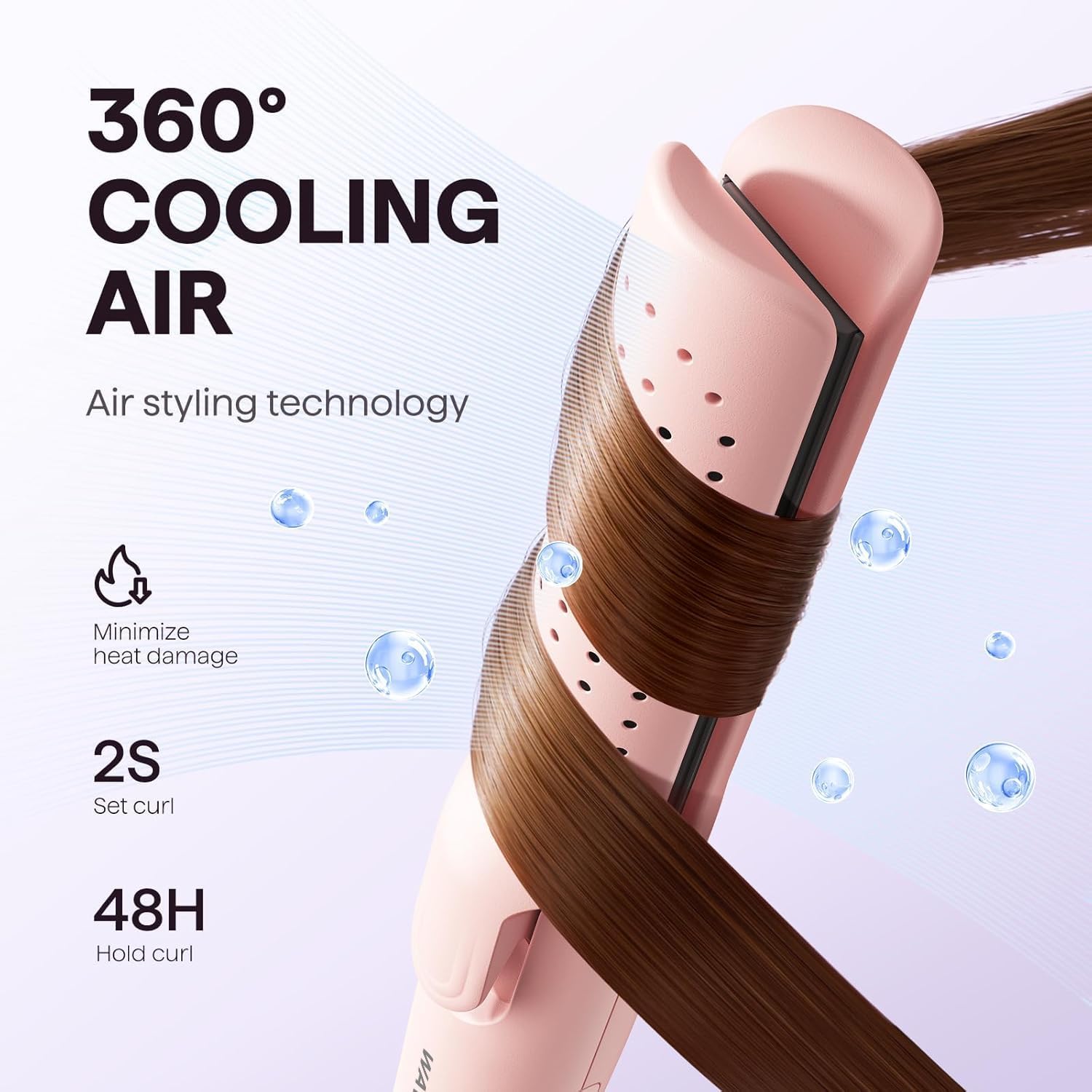 AirFlow 2-in-1 Cool Air Styler | Professional Curler & Straightener 🌬️✨