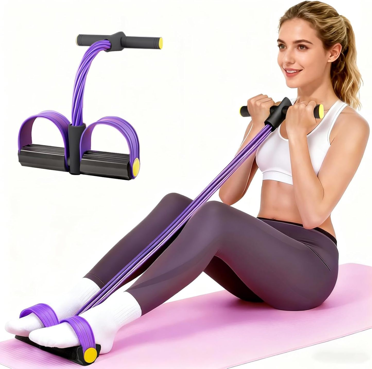 🎉Last Day 50% OFF⏰️ Pedal Resistance Bands with Handles