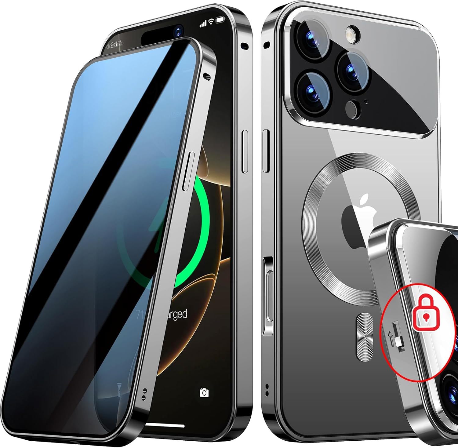 💥💥Final Day! Enjoy 50% OFF 💥[Full Camera Protection& Mechanical Lock]Magnetic Privacy Case for iPhone
