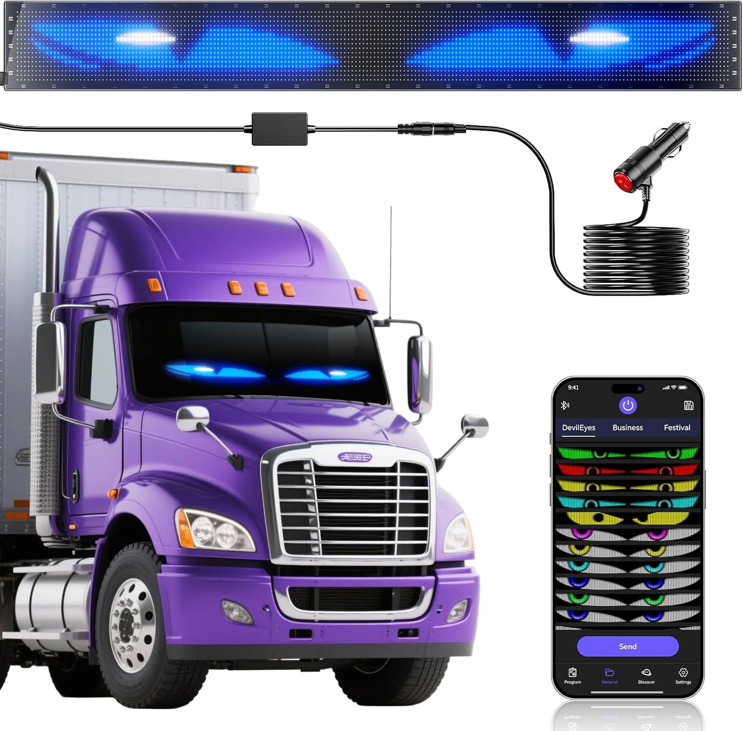 💥Final Day! Enjoy 50% OFF 💥 2Pcs Devil Eyes Light for Cars