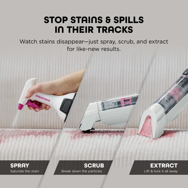 Cordless Portable Carpet & Upholstery Cleaner 🛋️✨