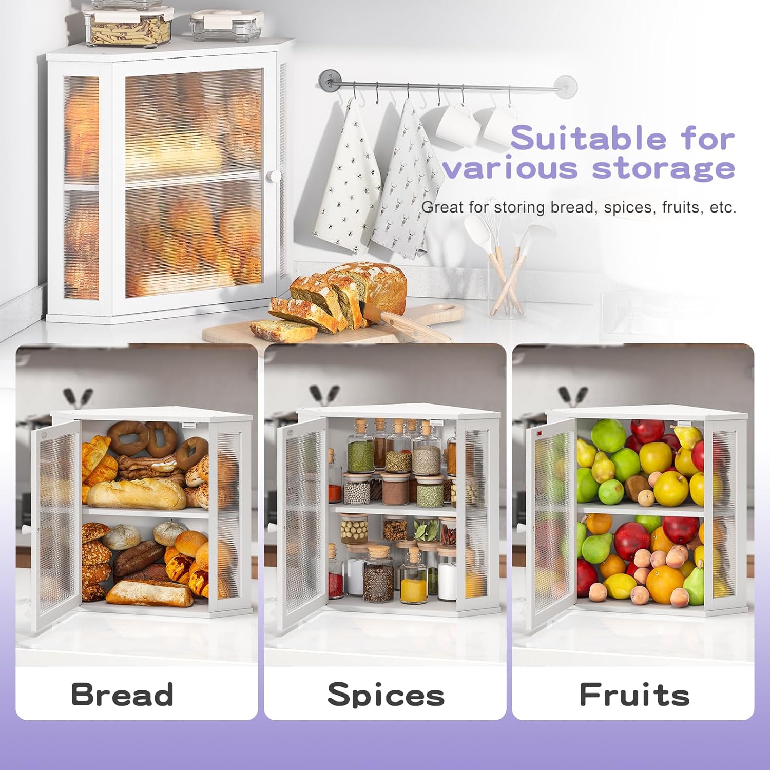 Artisan Corner Bread Bin | Space-Saving Farmhouse Storage 🍞✨