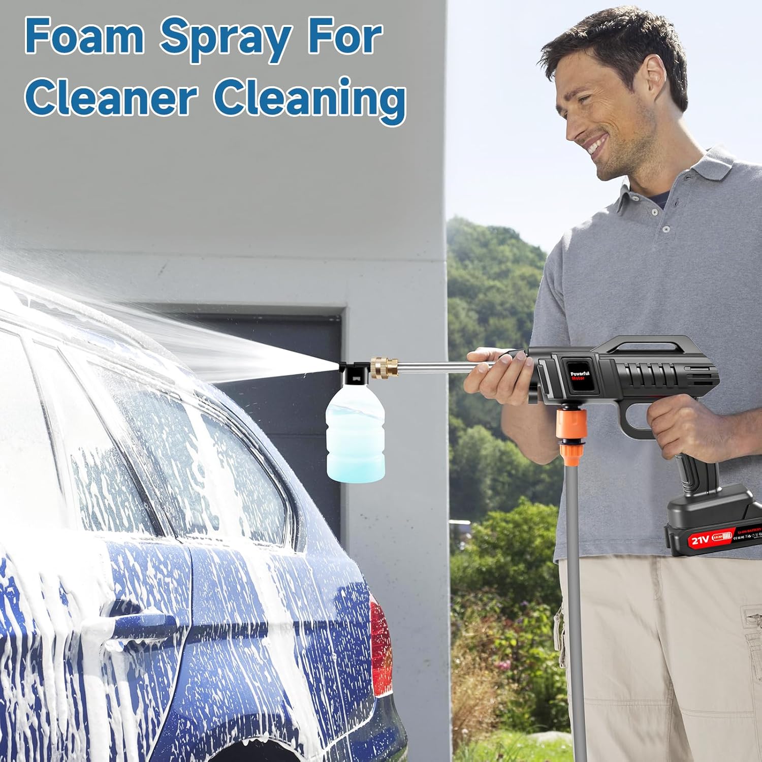 💥💥Final Day! Enjoy 50% OFF 💥 Cordless Pressure Washer Battery Powered