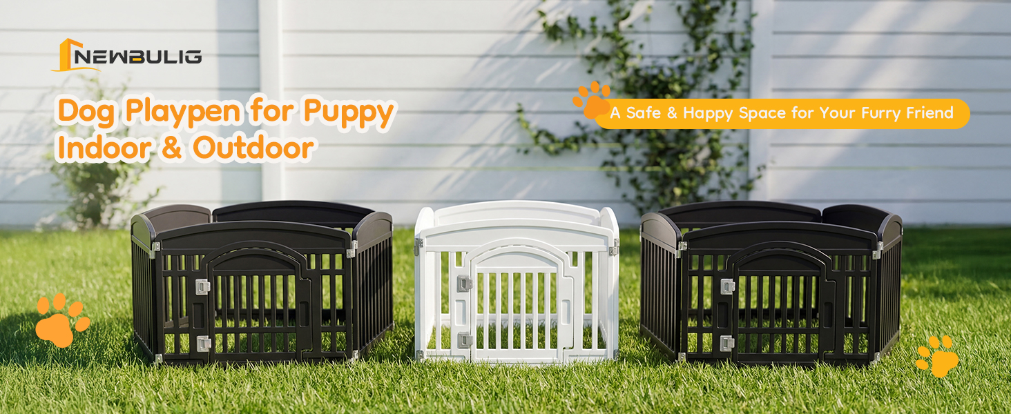 Dog Playpen 4-Panel