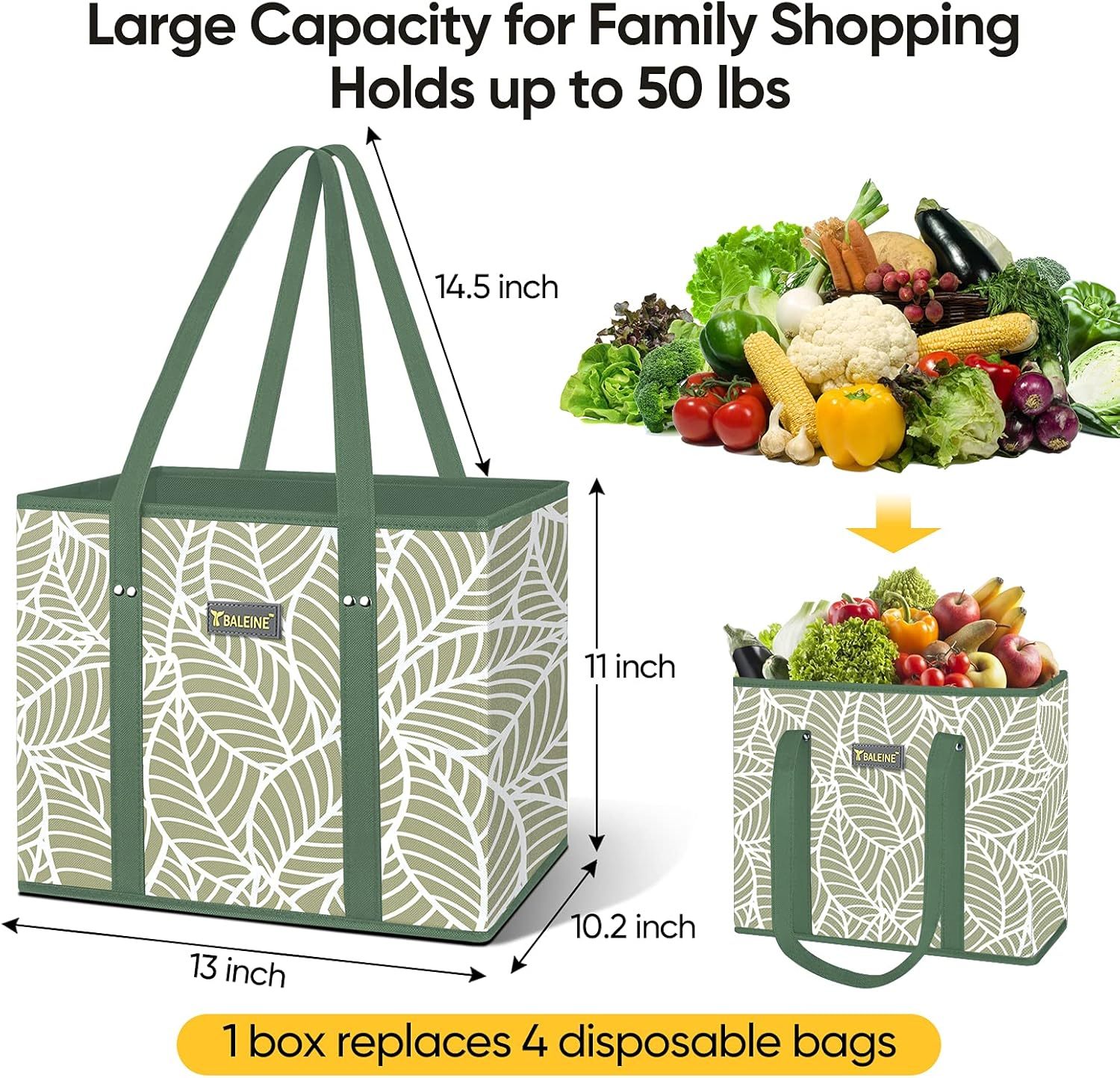 🎉Huryy up only today-3Pk Reusable Grocery Bags