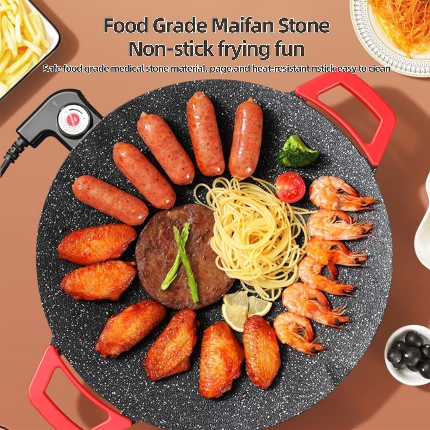 Smokeless Indoor Grill - 4-Piece Deluxe BBQ Set ✨🥩