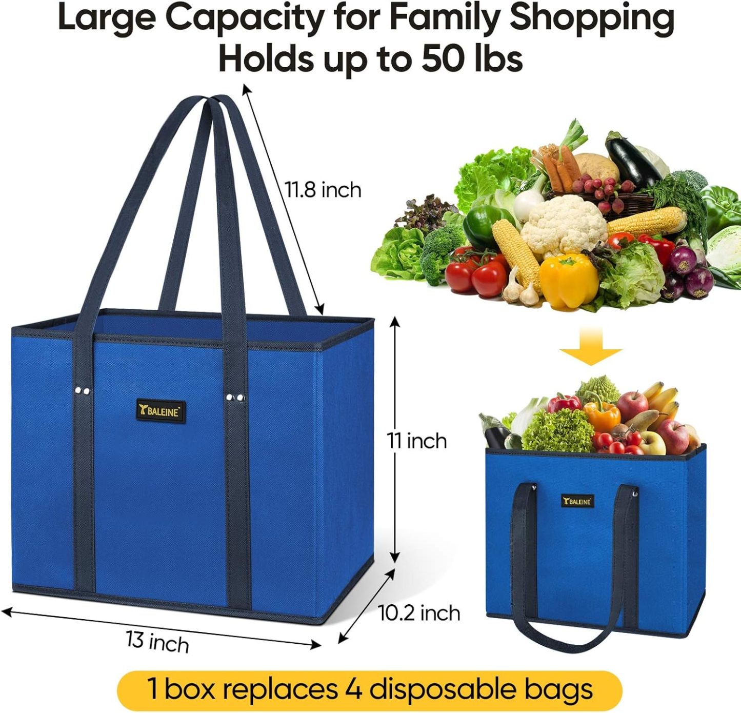 🎉Huryy up only today-3Pk Reusable Grocery Bags