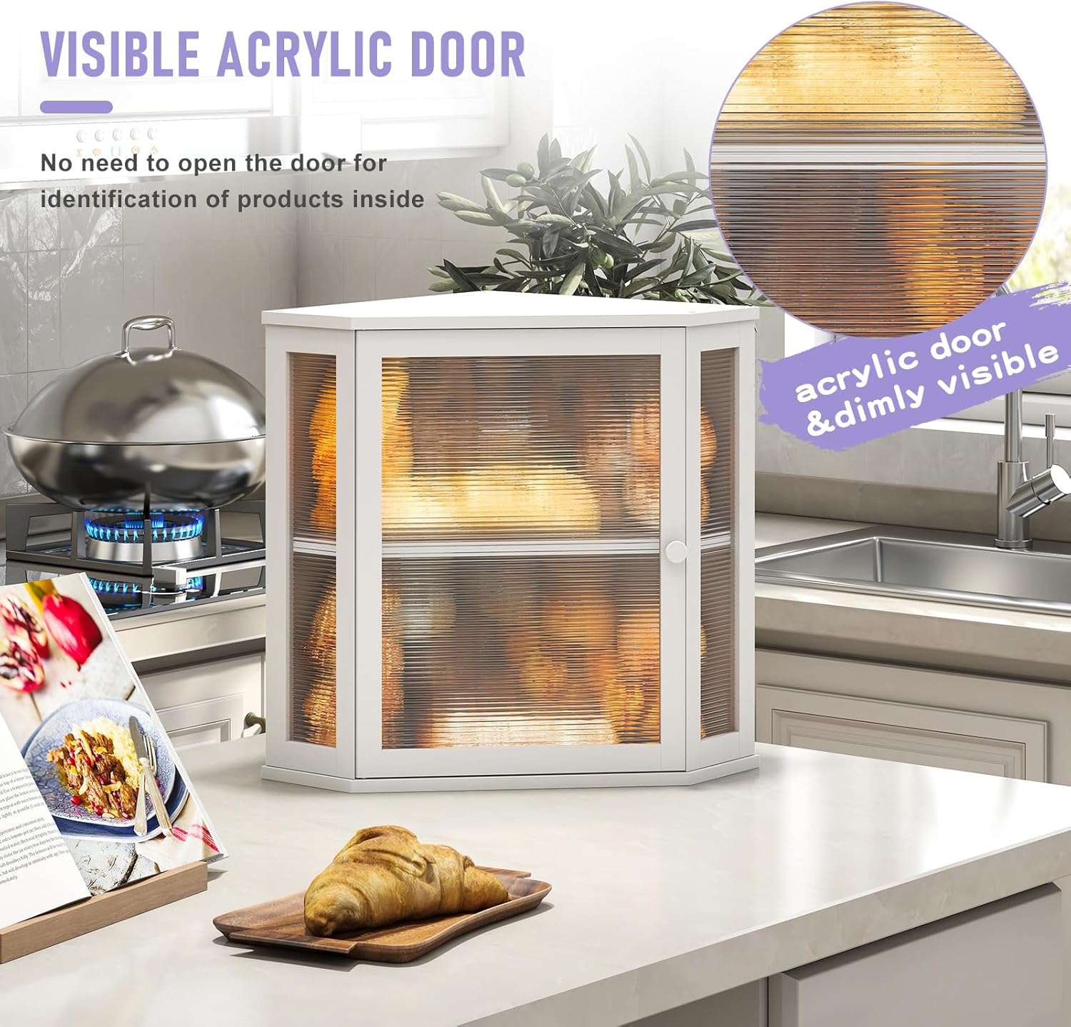 Artisan Corner Bread Bin | Space-Saving Farmhouse Storage 🍞✨