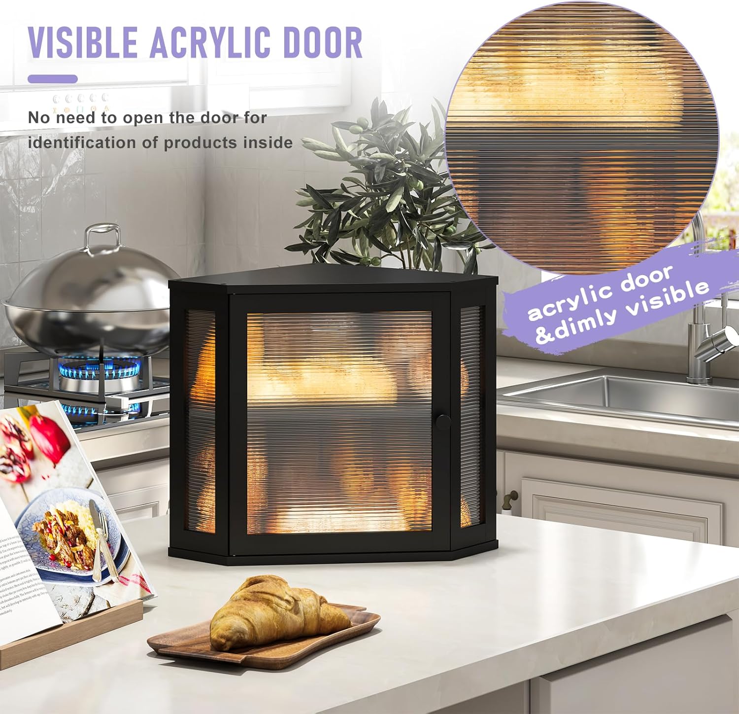 Artisan Corner Bread Bin | Space-Saving Farmhouse Storage 🍞✨