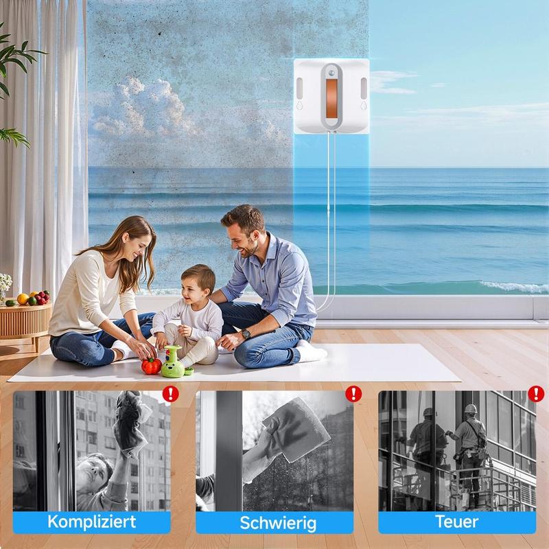 lubluelu CHYW201 Smart Window Cleaning Robot