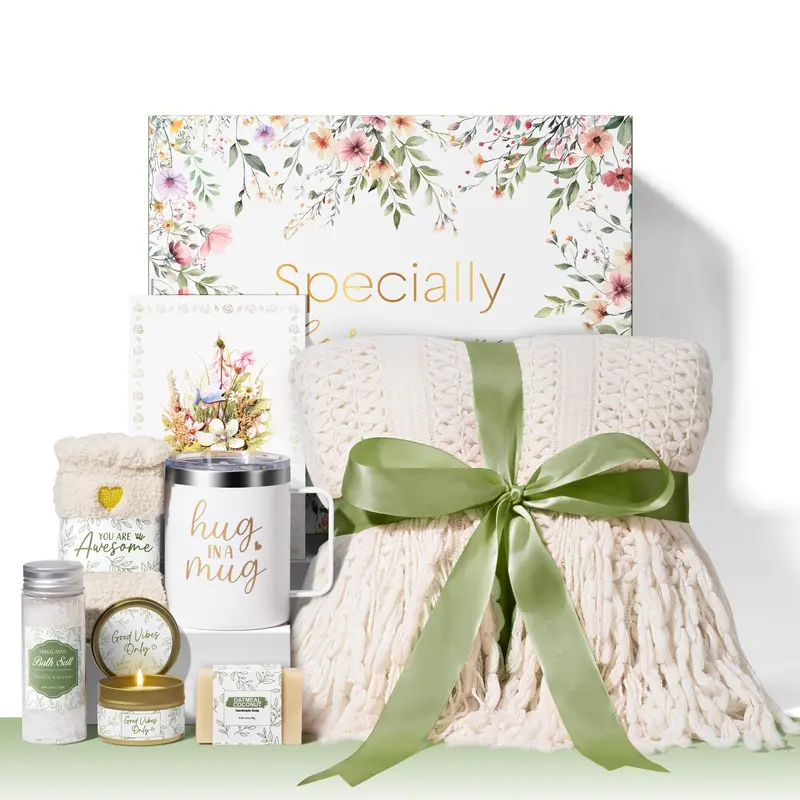 Luxury 11-Piece SPA & Self-Care Gift Box for Her 🌸🛁