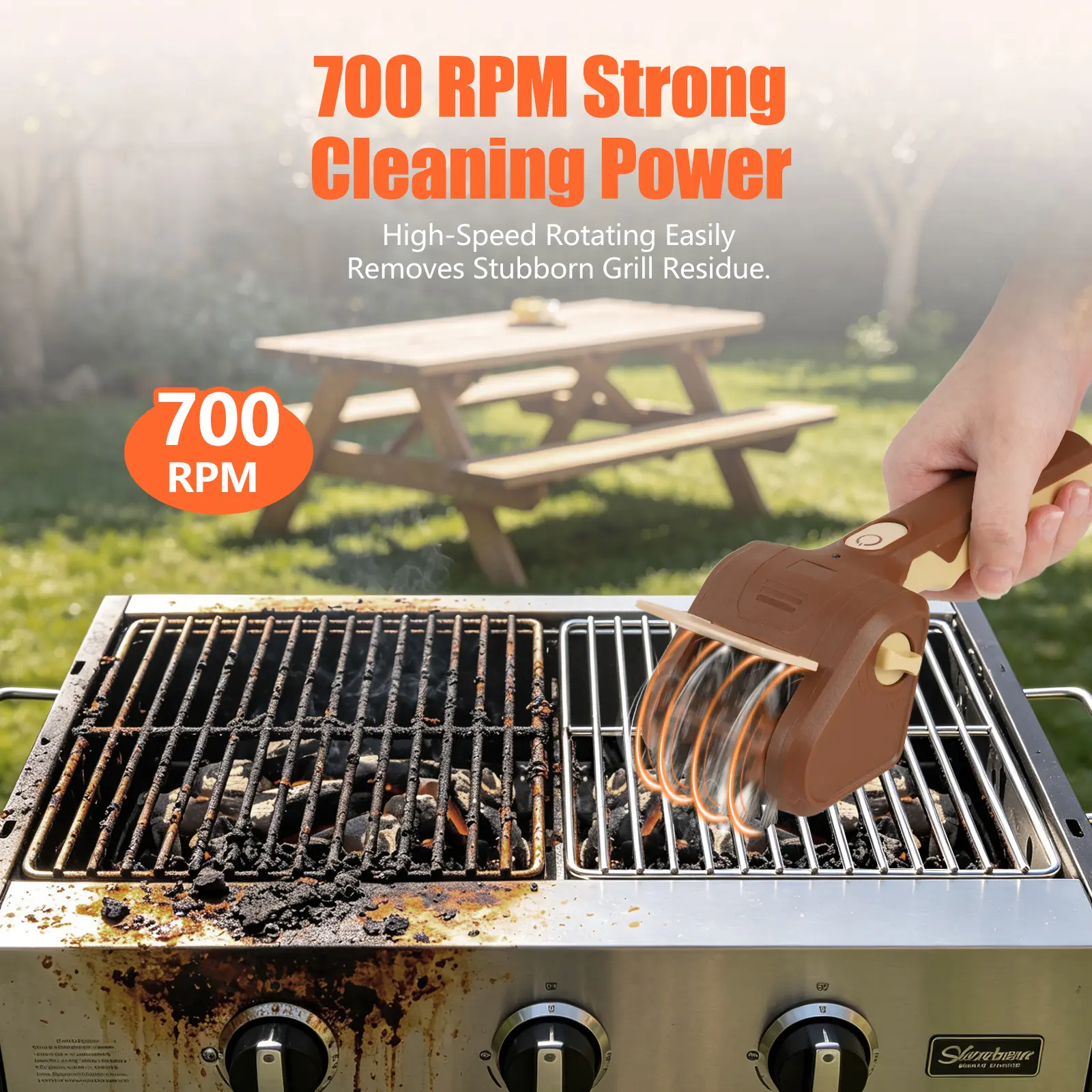 Electric BBQ Grill Brush