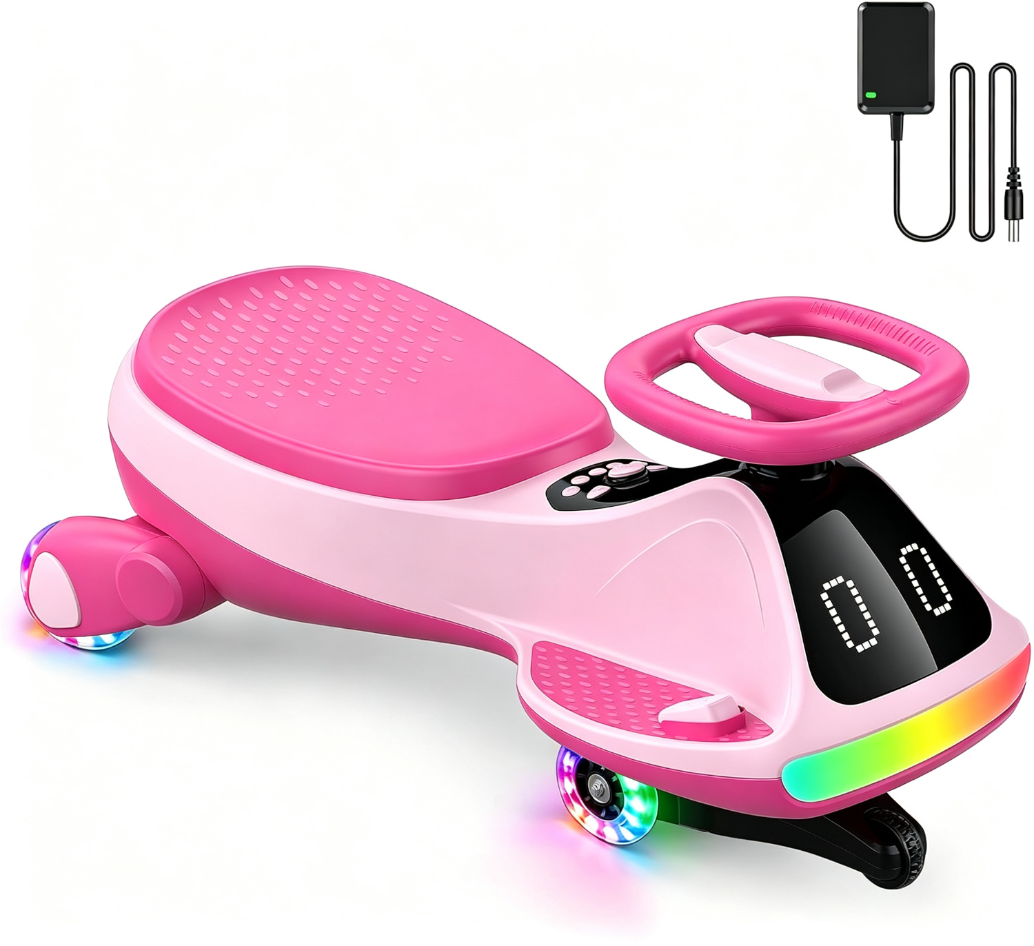 Umatoll 12V Electric Wiggle Car for Kids, Birthday Gifts Toy for Age 3+