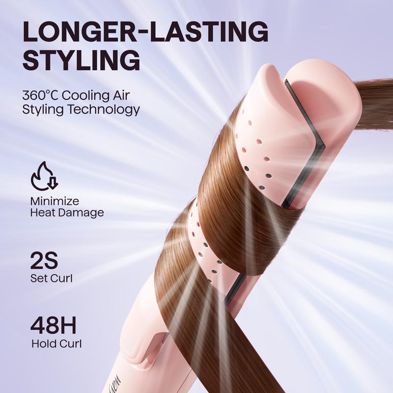 AirFlow 2-in-1 Cool Air Styler | Professional Curler & Straightener 🌬️✨