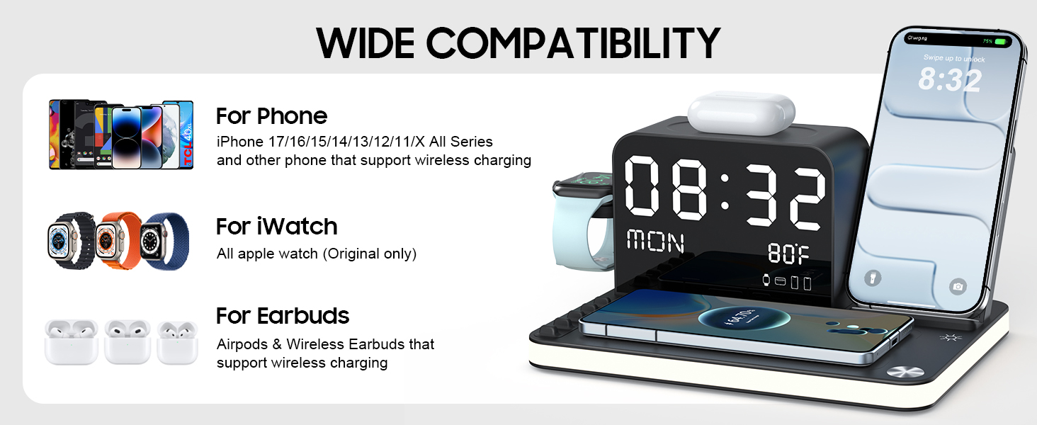 7 in 1 wireless charging station