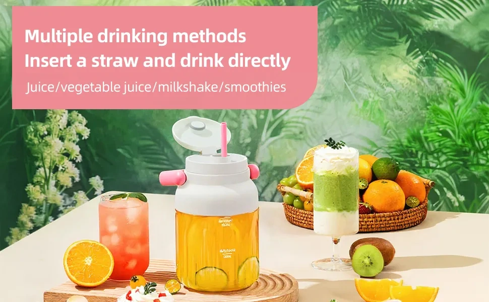 33oz Portable Blender - 12-Blade Ice Crushing Power 🥤⚡