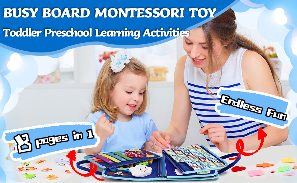 Esjay Toddler Busy Board