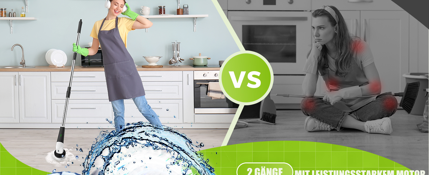 Der Text lautet &bdquo;VS&ldquo; in Gr&uuml;n. Die Benutzeroberfl&auml;che f&uuml;r Spiele oder Wettbewerbe auf geteiltem Bildschirm zeigt zwei verschiedene Spielszenarien.