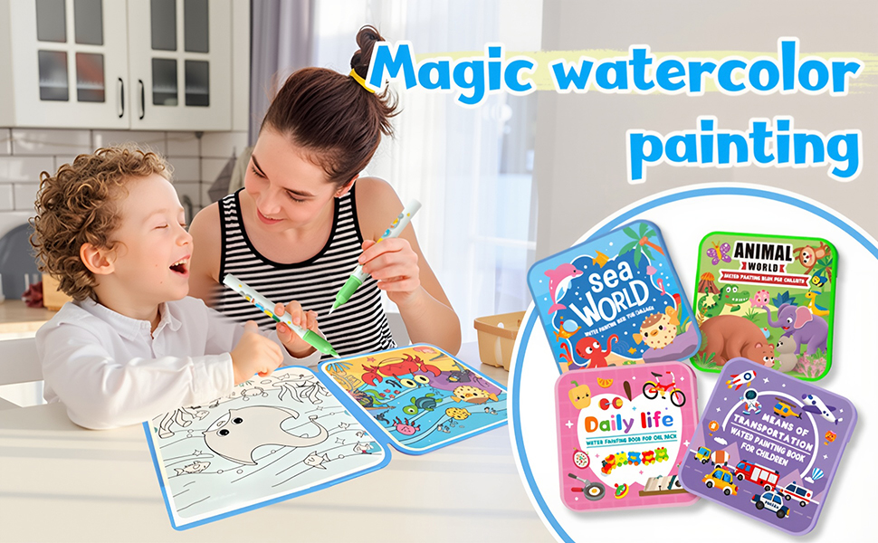 Water Painting Book for Kids