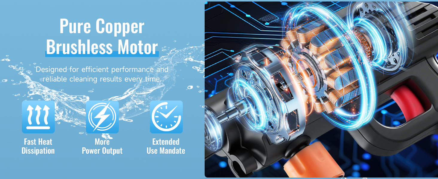 Electric Pressure Washer Handheld High Pressure Car Washer Gun