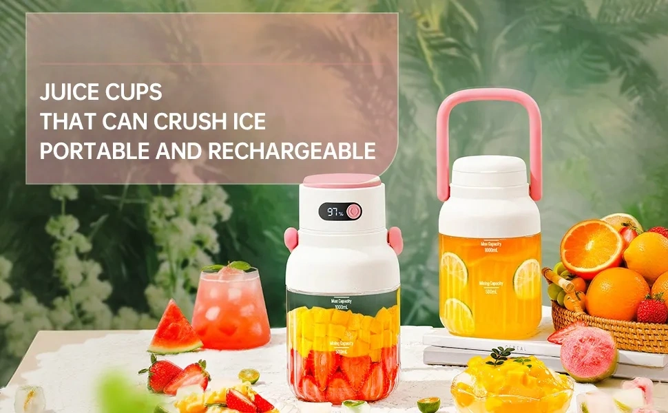 33oz Portable Blender - 12-Blade Ice Crushing Power 🥤⚡