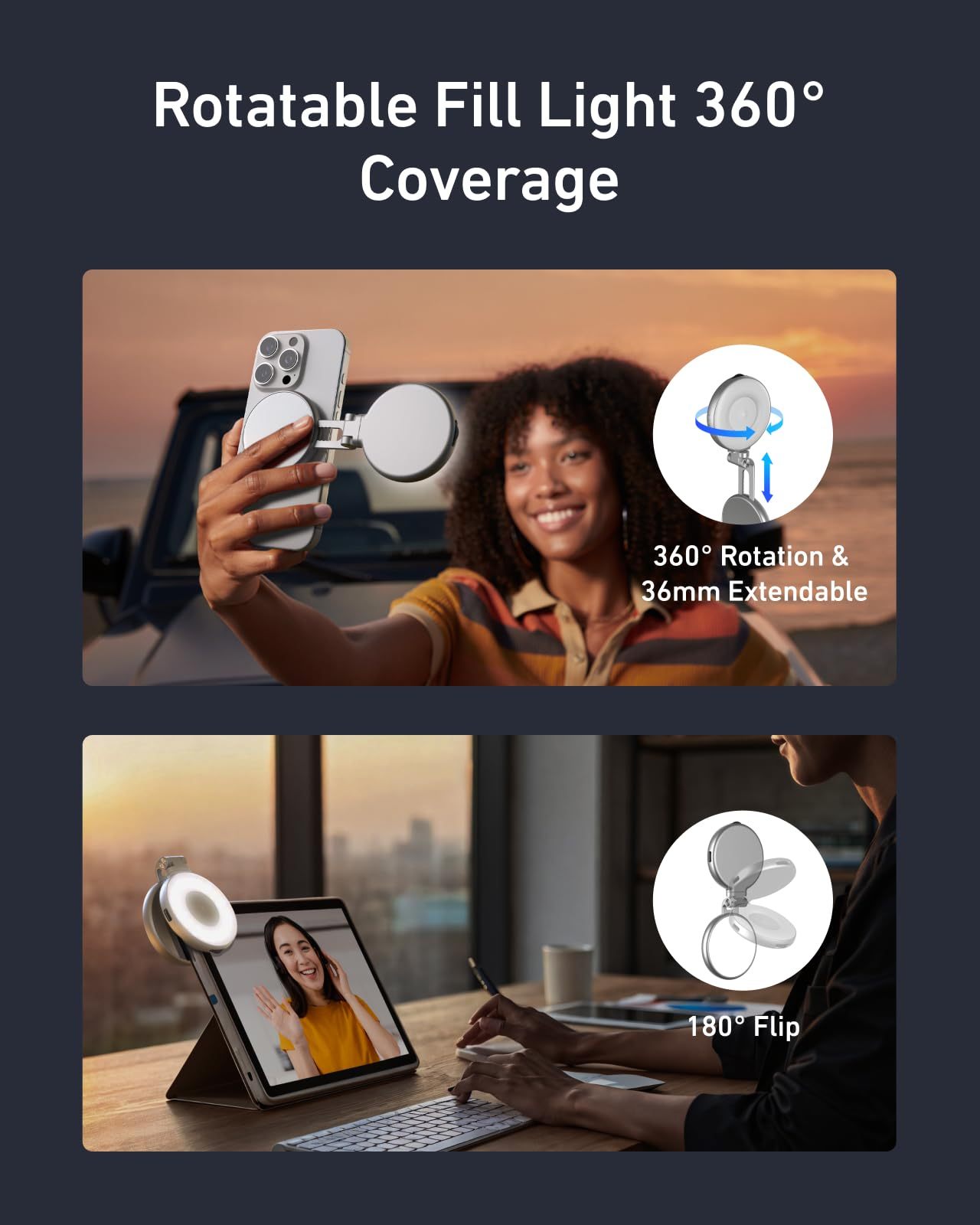 💥💥Final Day! Enjoy 50% OFF 💥 Magnetic Selfie Light