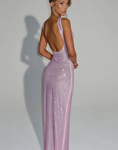 Třpytivé maxi šaty