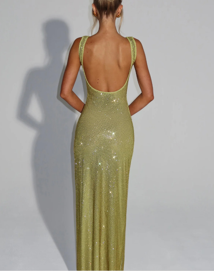 Třpytivé maxi šaty