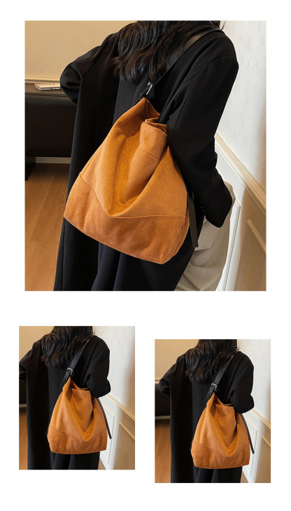 Jednobarevná taška s velkou kapacitou