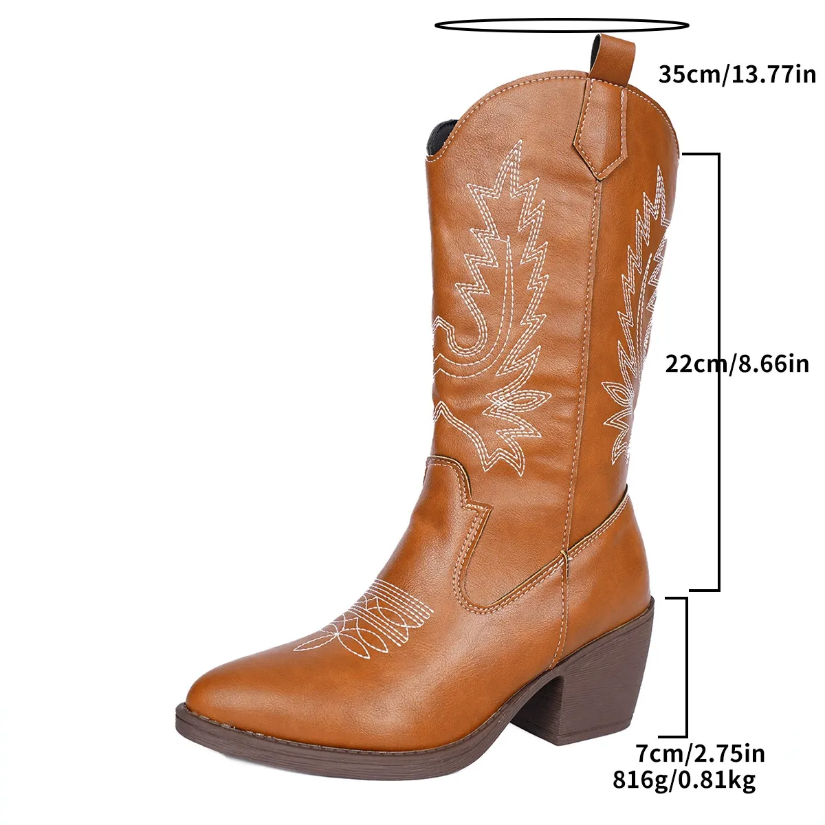 Dámské westernové boty Czwear Heritage s R-toe špičkou