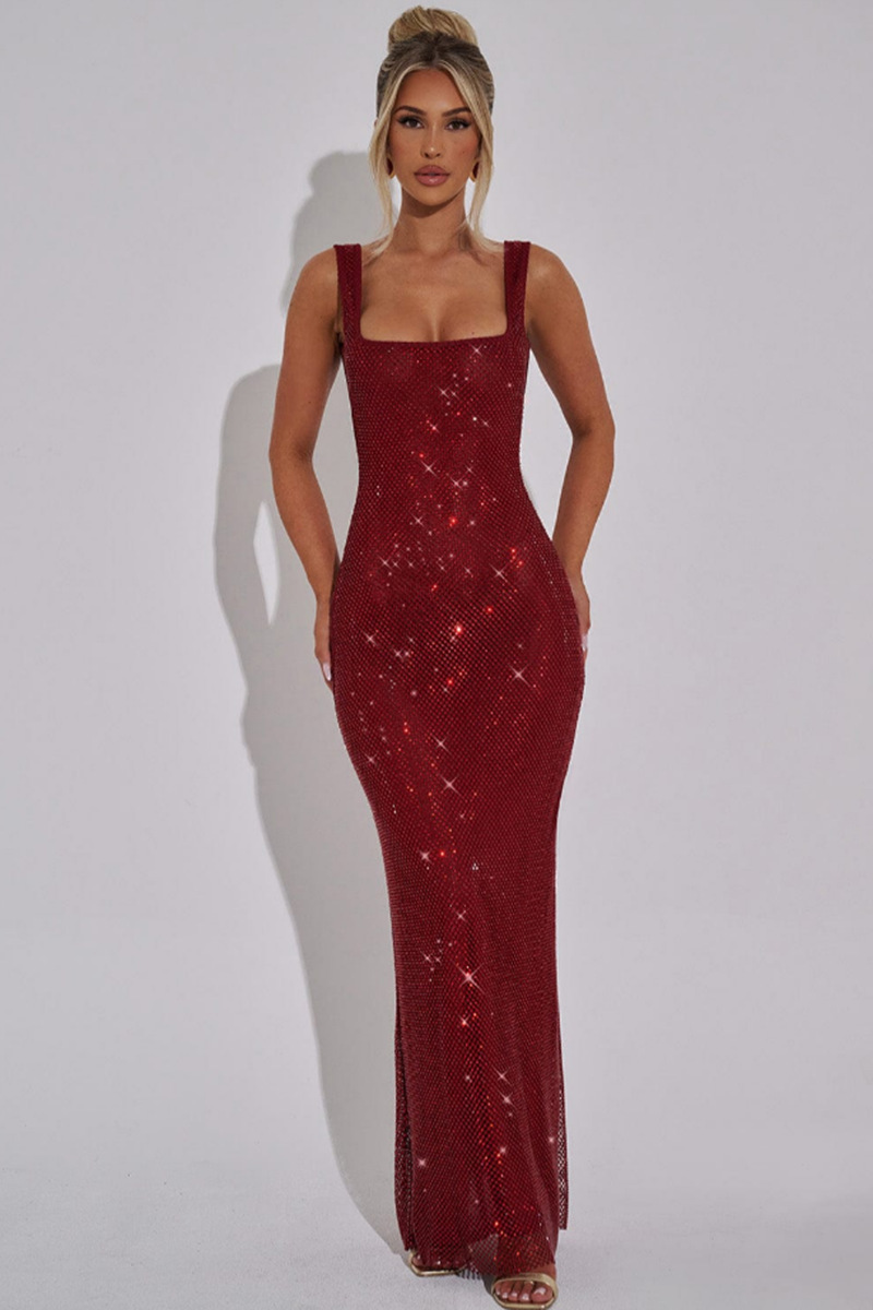 Třpytivé maxi šaty