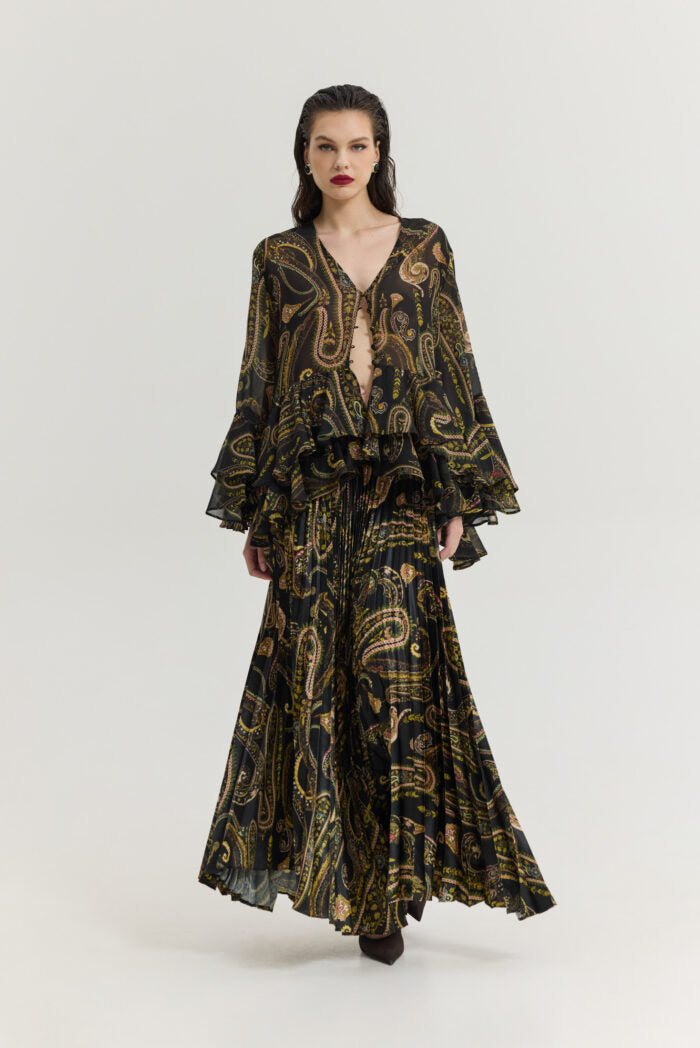 CHAMPAGNE SKIRT BLACK