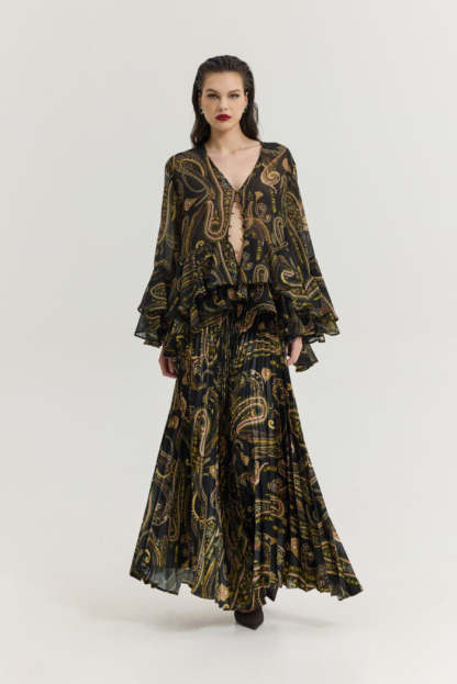 CHAMPAGNE SKIRT BLACK