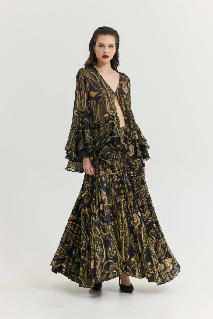 CHAMPAGNE SKIRT BLACK