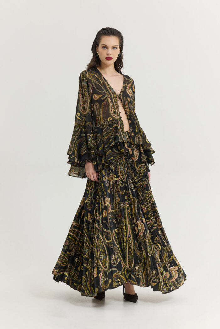 CHAMPAGNE SKIRT BLACK